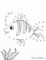 Dot Fish Game Printable Dots Connect Sea Coloring Pages Hellokids Print Life sketch template