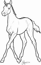 Foals Trotting sketch template