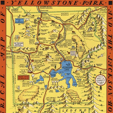 yellowstone map printable