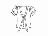 Blouse Drawing Sketch sketch template