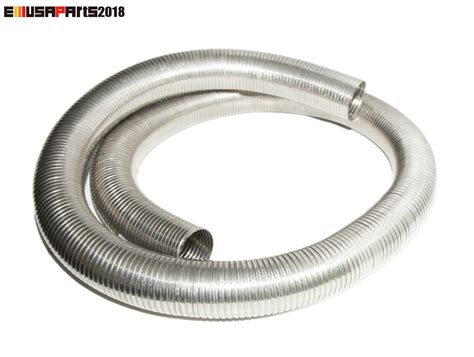 pcs  length galvanized flexible exhaust tubing  id repair exhaust pipe ebay