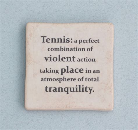 Set Of Four Ceramic Famous Tennis Quotes Coasters By Me And My Sport