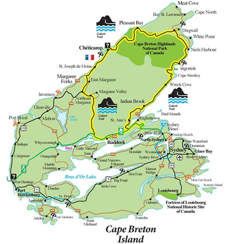 cabot trail map cape breton island nova scotia mappery cabot trail cape breton cape