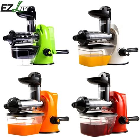 ezlife mini hand fruit juicers machine stainless steel juicer electric lemon juice extractor