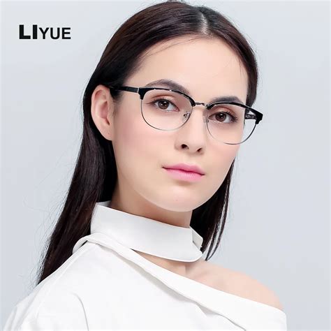 liyue korean glasses women optical frame vintage 2017 prescription
