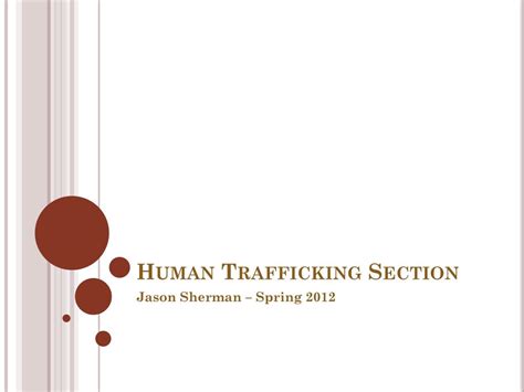 ppt human trafficking section powerpoint presentation id 1751970