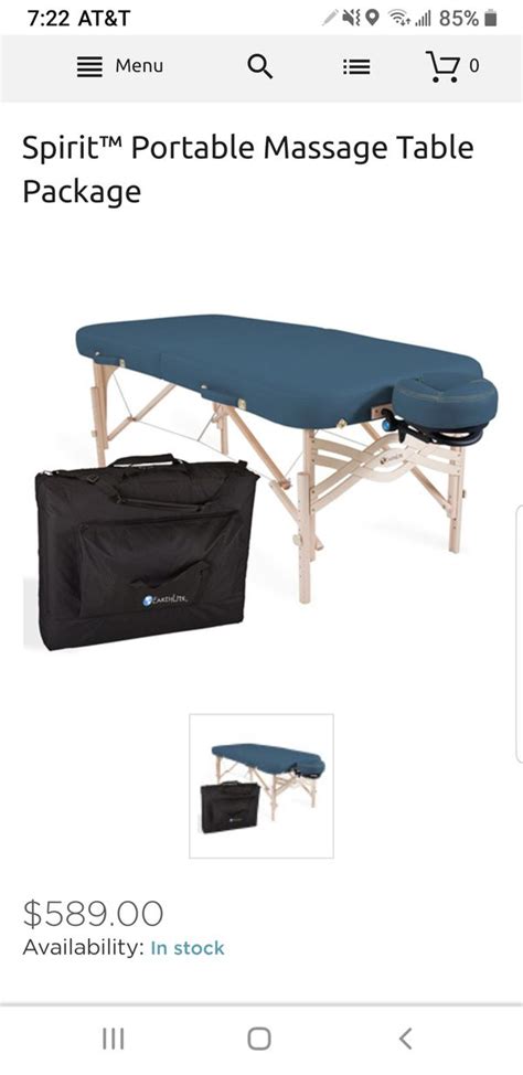 living earth crafts portable massage table for sale in