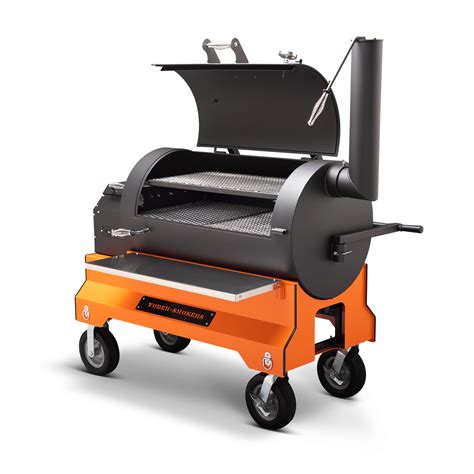 yoder smokers ys  competition pellet grill orange smokin deal bbq