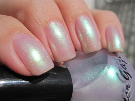 sparkly vernis stargazer opal    pale lilac  green microshimmer