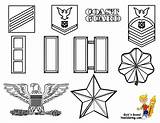 Coloring Pages Military Emblems Insignia Army Popular Library Clipart Coloringhome sketch template