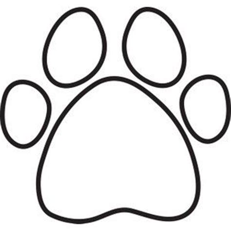 dog paw template paw print image dog paw print paw print