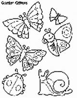 Critters Garden Coloring Pages Crayola Au sketch template
