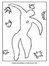 Matisse Henri Icare Imprimer Artistes Peintres œuvres Coloriages Fauvismo Fauvism sketch template