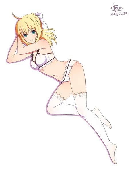 artoria pendragon saber and saber lily fate and 2 more