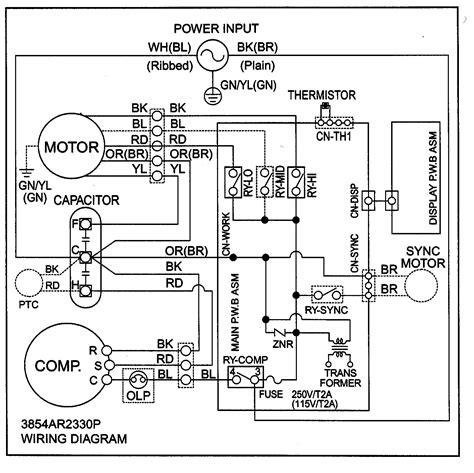 lg window air conditioner wiring diagram wiring diagram