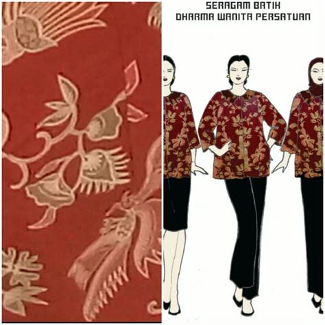 Model Batik Dharma Wanita Batik Kreatif Sejarah
