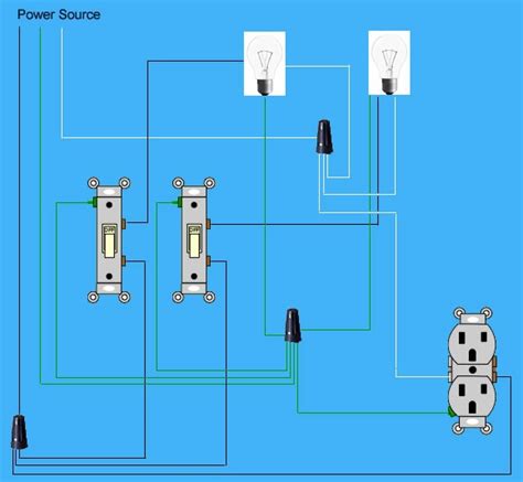 switches  light wiring diagram