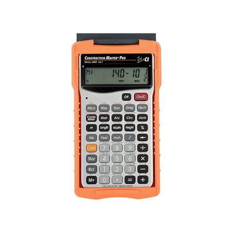 calculated industries    construction master pro calculator burnstoolscom