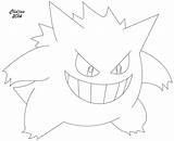 Coloring Gengar Pages Cartoons Donald Duck Poison Ivy sketch template
