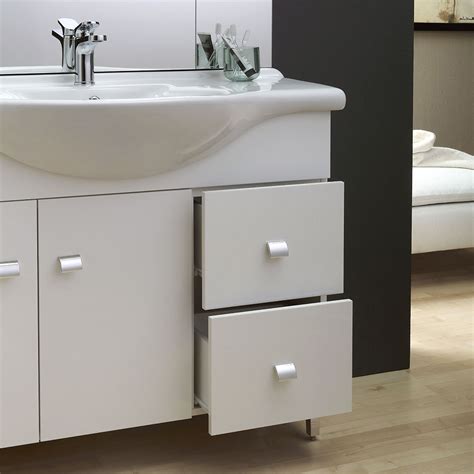 meuble salle de bain  cm classique avec lavabo  miroir easy cdiscount maison