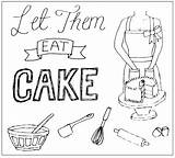 Baking Sketch Drawing Cake Weekly Pretty Getdrawings Things sketch template