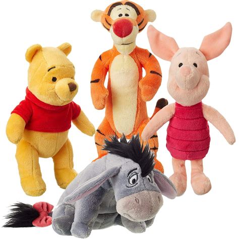winnie  pooh stuffed animal set  friends plush toys  walmart