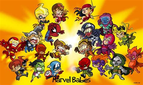 marvel babies  character design served baby marvel marvel villains
