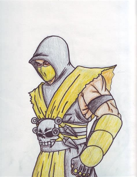 Scorpion Mortal Kombat Drawing At Getdrawings Free Download