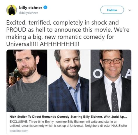 billy eichner is set to star in a groundbreaking gay rom