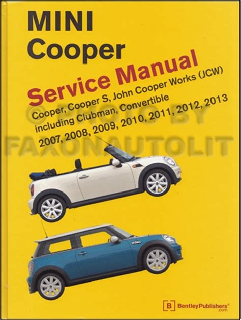 mini cooper repair manual original