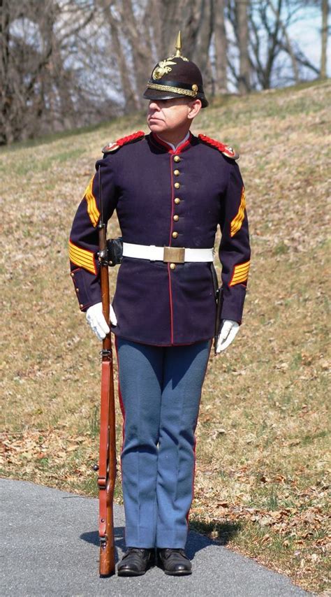 Enlisted Dress Uniform Saw 1898 United States Marine
