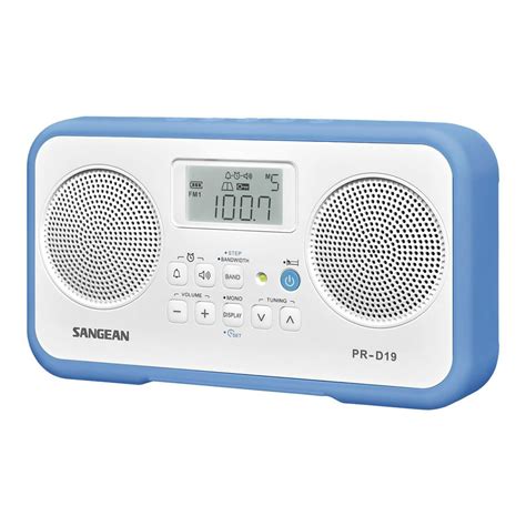 amfm stereo digital portable radio blue walmartcom walmartcom