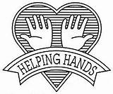 Help Helping Hands Lds Badge Colouring Pages Lesson Heavenly Look Father Jesus Feel Primary Coloring Others Hand Over Color Sharing sketch template
