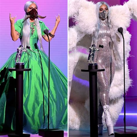 lady gagas outfits    video  awards
