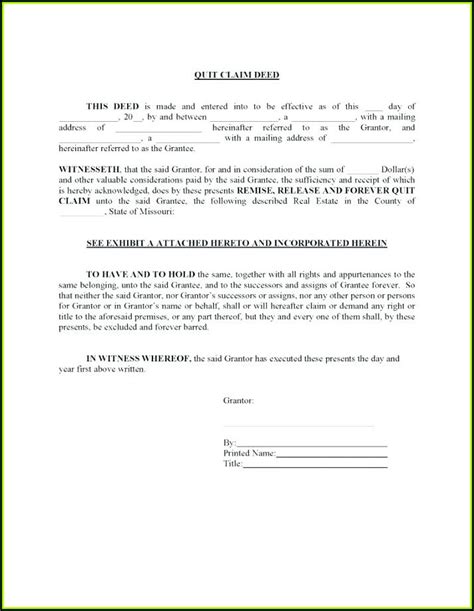 quit claim deed form texas  form resume examples wjydlgpykb