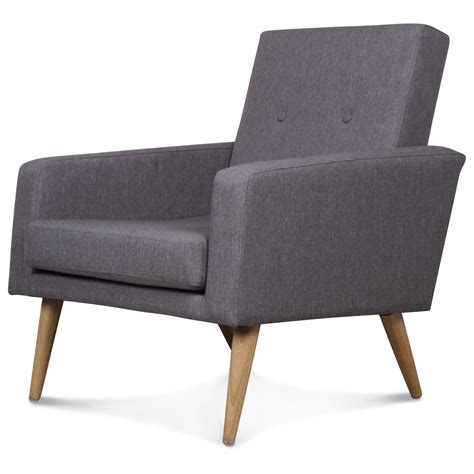 fauteuil design scandinave moderne gris souris fitz demeure  jardin