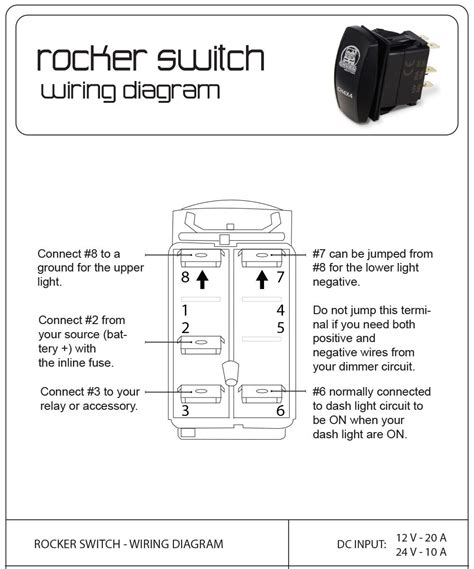 nilight  pin rocker switch wiring diagram esquiloio