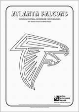 Coloring Nfl Pages Logos Falcons Atlanta Football Teams American Cool Team Falcon Logo Printable Sheets Colouring National Print Kids Davemelillo sketch template