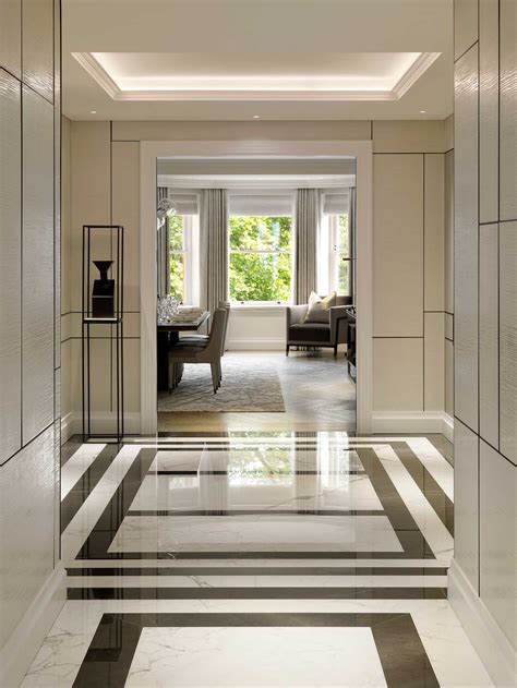 substantial  bedroom lateral apartment marble flooring design floor design foyer design
