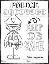 Police Officer Community Helpers Preschool Activities Teacherspayteachers Sold 3k Followers sketch template