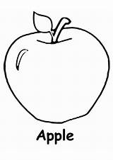 Apple Coloring Pages Printable Fruits Worksheets Big Kids Picking Little Template Veggies Ones Single Tree Teacher Parentune Top Categories sketch template