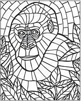 Mosaic Coloring Pages Animal Color Mystery Number Welcome Animals Colouring Sheets Roman Drawing Patterns Getcolorings Printable Mosaics Clipart Kids Book sketch template