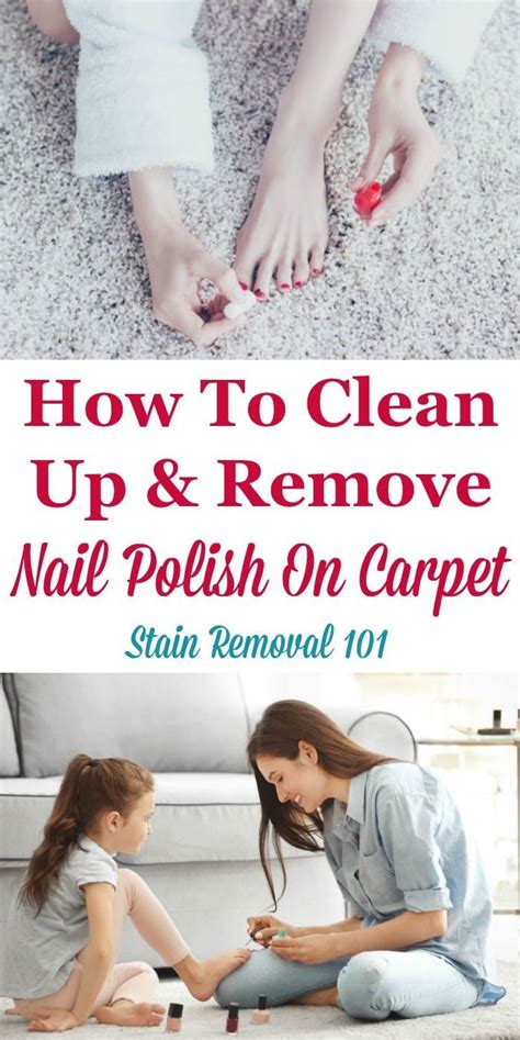 tips  tricks    clean   remove nail polish  carpet