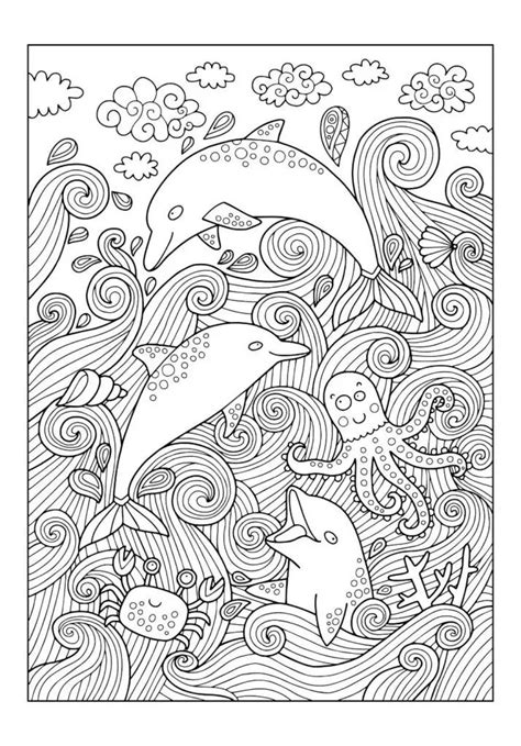 water designs adult coloring pages coloring book  coloring pages