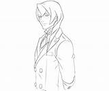 Kristoph Gavin Character Ace Attorney Justice Apollo Coloring Pages sketch template