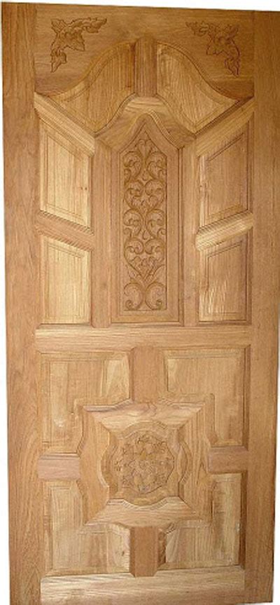 latest kerala model wood single doors designs gallery  wood design ideas