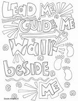 Coloring Pages Doodle Alley Quotes Bible Songs Clipart Christian Primary Walk Doodles Lds Printable Library Word Colouring Adult Color Beside sketch template