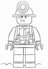 Lego Coloring Police Pages Color sketch template