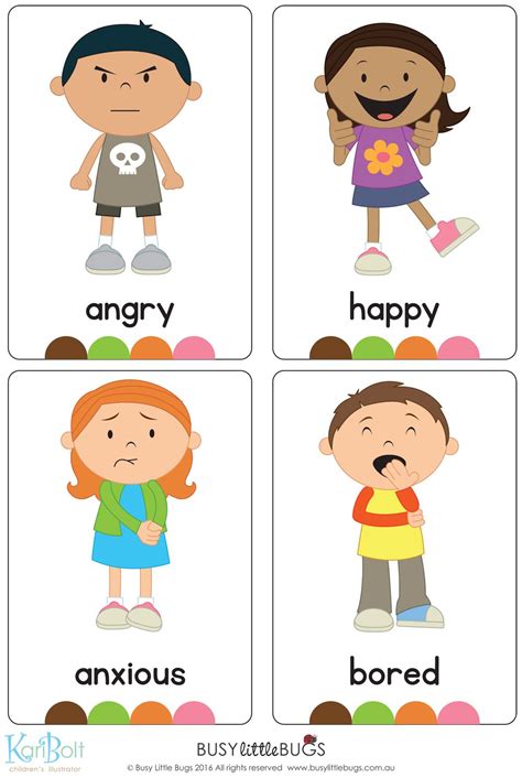 emotions flash cards   great learning tool   children