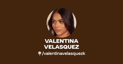 Valentina Velasquez Instagram Tiktok Linktree